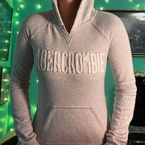 Gray Abercrombie Hoodie